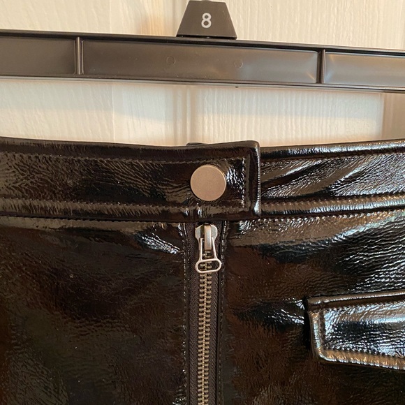 Brand new with tags: 1. State Patent leather crackle leather skirt! - Picture 4 of 8